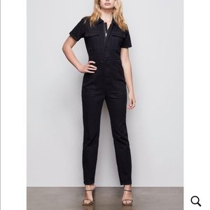 NWT Good American M Waist Tie Jumpsuit